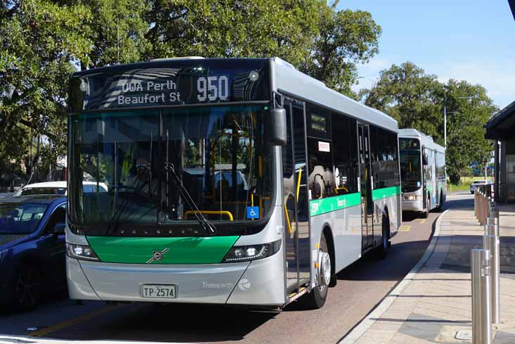 Transperth Volvo B7RLE Volgren Optimus 2574